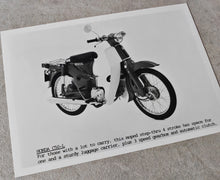 Load image into Gallery viewer, Vintage Honda C50-L Step-Thru Moped Print Photograph 18cm x 12.5cm