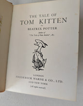 Load image into Gallery viewer, The Tale of Tom Kitten by Beatrix Potter - Vintage Hardcover Book - F. Warne & Co. Ltd