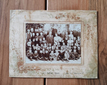Load image into Gallery viewer, Antique 1899 School Class Photograph – Vintage Mounted Photo – Victorian Era Educational History