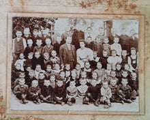 Load image into Gallery viewer, Antique 1899 School Class Photograph – Vintage Mounted Photo – Victorian Era Educational History