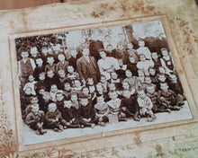 Load image into Gallery viewer, Antique 1899 School Class Photograph – Vintage Mounted Photo – Victorian Era Educational History