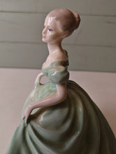 Load image into Gallery viewer, Vintage Coalport Figurine Henrietta from the Ladies of Fashion Collection Hand-Painted Bone China 20cm Tall