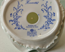 Load image into Gallery viewer, Vintage Coalport Figurine Henrietta from the Ladies of Fashion Collection Hand-Painted Bone China 20cm Tall