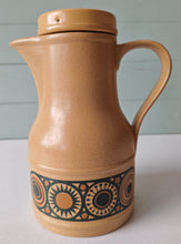 Load image into Gallery viewer, Vintage 1970s Kiln Craft ‘Bacchus’ Coffee Pot with Lid Retro  Kitchenalia