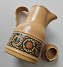 Load image into Gallery viewer, Vintage 1970s Kiln Craft ‘Bacchus’ Coffee Pot with Lid Retro  Kitchenalia