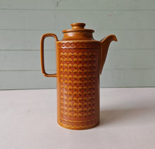 Load image into Gallery viewer, HORNSEA Pottery SAFFRON Ceramic Coffee Pot 1970s Vintage Retro