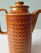 Load image into Gallery viewer, HORNSEA Pottery SAFFRON Ceramic Coffee Pot 1970s Vintage Retro