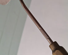 Load image into Gallery viewer, Vintage Voos USA Stainless Steel Slotted Turner with Wooden Handle – 33cm Long