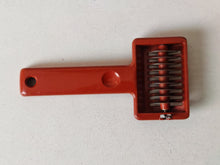 Load image into Gallery viewer, Vintage Handheld Pasta Cutter – 16cm Long Plastic Metal, Retro Kitchenalia