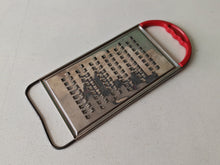 Load image into Gallery viewer, Vintage Kaiser Stainless Steel Grater with Red Handle – Made in Germany – 27.5cm x 11cm