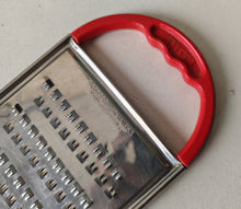 Load image into Gallery viewer, Vintage Kaiser Stainless Steel Grater with Red Handle – Made in Germany – 27.5cm x 11cm