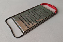 Load image into Gallery viewer, Vintage Kaiser Stainless Steel Grater with Red Handle – Made in Germany – 27.5cm x 11cm