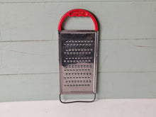 Load image into Gallery viewer, Vintage Kaiser Stainless Steel Grater with Red Handle – Made in Germany – 27.5cm x 11cm
