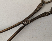 Load image into Gallery viewer, Vintage Silver Plated Bird Claw Serving Tongs – 22.5cm Long – Ornate Design