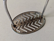 Load image into Gallery viewer, Vintage Potato Masher Wooden Handle, Stainless Steel Head Made in England – 25cm Long