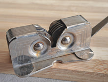 Load image into Gallery viewer, Vintage Skyline Knife Sharpener – Stainless Steel – Made in England