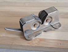 Load image into Gallery viewer, Vintage Skyline Knife Sharpener – Stainless Steel – Made in England