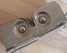 Load image into Gallery viewer, Vintage Skyline Knife Sharpener – Stainless Steel – Made in England