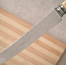 Load image into Gallery viewer, Vintage Bread Knife – F.C. Cartledge, Sheffield – Stainless Steel & Bone Handle – 32cm