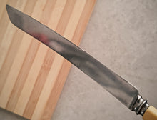 Load image into Gallery viewer, Vintage Bread Knife – F.C. Cartledge, Sheffield – Stainless Steel & Bone Handle – 32cm