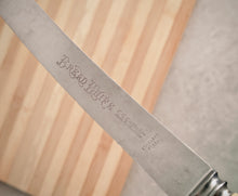 Load image into Gallery viewer, Vintage Bread Knife – F.C. Cartledge, Sheffield – Stainless Steel & Bone Handle – 32cm