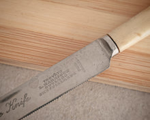 Load image into Gallery viewer, Vintage Cheese Knife – Trovato, Sheffield – Stainless Steel & Bone Handle – 18cm