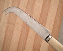 Load image into Gallery viewer, Vintage Cheese Knife – Trovato, Sheffield – Stainless Steel & Bone Handle – 18cm