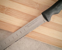 Load image into Gallery viewer, Serrated Utility Kitchen Knife – Surgical Stainless Steel – 32cm