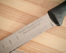 Load image into Gallery viewer, Serrated Utility Kitchen Knife – Surgical Stainless Steel – 32cm