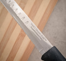 Load image into Gallery viewer, Serrated Utility Kitchen Knife – Surgical Stainless Steel – 32cm