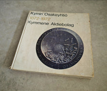 Load image into Gallery viewer, Kymin Osakeyhtiö – Kymmene Aktiebolag 1872–1972 | Vintage Finnish Industrial History Book | 1972 | Used