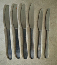Load image into Gallery viewer, Vintage Stainless Steel Table Knives Set – Sheffield England – Emperor Stainless – Used Cutlery – 6-Piece