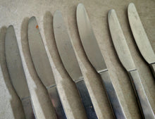Load image into Gallery viewer, Vintage Stainless Steel Table Knives Set – Sheffield England – Emperor Stainless – Used Cutlery – 6-Piece