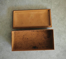 Load image into Gallery viewer, Vintage Style Embossed Plastic Trinket Box - Bird & Floral Design - 15cm x 7.5cm x 4.5cm