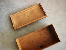 Load image into Gallery viewer, Vintage Style Embossed Plastic Trinket Box - Bird & Floral Design - 15cm x 7.5cm x 4.5cm