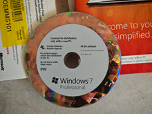 Load image into Gallery viewer, Genuine Microsoft Windows 7 Professional 64-bit OEM System Builder Pack - DVD + Manual - FQC-00765