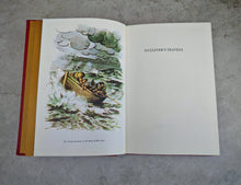 Load image into Gallery viewer, Vintage 1977 Gulliver’s Travels by Jonathan Swift - Illustrated by Derick Bowen - Purnell Hardcover