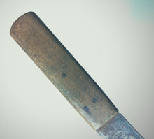 Load image into Gallery viewer, Vintage John Wormald & Co Pruning Knife – Curved Blade Hand Tool – Sheffield England – Wooden Handle