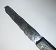 Load image into Gallery viewer, Vintage Flat Blade Utility Knife – 21.5cm Long – Wooden Handle – Old Hand Tool – Rustic Patina