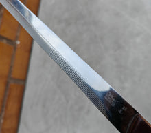 Load image into Gallery viewer, Vintage Friar Ham Slicer Knife with Original Sheath – Sheffield Steel – Wooden Handle – Sanders & Bowers Ltd