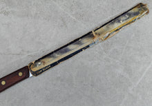 Load image into Gallery viewer, Vintage Friar Ham Slicer Knife with Original Sheath – Sheffield Steel – Wooden Handle – Sanders & Bowers Ltd