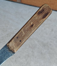 Load image into Gallery viewer, Vintage Rustic Utility Knife | Hand-Forged Carbon Steel Blade with Aged Wooden Handle | Collectible Antique Tool