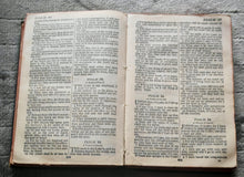 Load image into Gallery viewer, Vintage Holy Bible King James Version Cambridge Press Red Edges Pocket Bible WELL USED