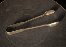 Load image into Gallery viewer, Antique Sterling Silver Sugar Tongs & Spoon Set Hallmarked 13cm Vintage Tableware