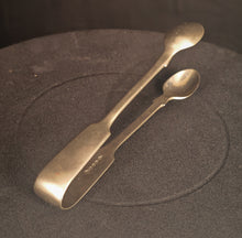 Load image into Gallery viewer, Antique Sterling Silver Sugar Tongs & Spoon Set Hallmarked 13cm Vintage Tableware