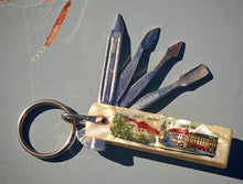Load image into Gallery viewer, Vintage Souvenir Manicure Set Keyring Germany Soest Markt Rathaus Folding Nail Kit