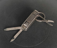 Load image into Gallery viewer, Swiss Army Style Keychain Multi Tool Knife Nail Clipper Scissors File – Used