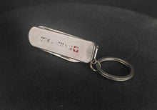 Load image into Gallery viewer, Swiss Army Style Keychain Multi Tool Knife Nail Clipper Scissors File – Used