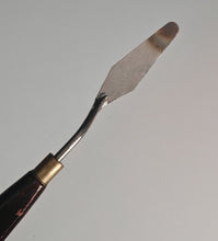 Load image into Gallery viewer, Vintage Palette Knife 20.5cm Painting Artist Tool Wooden Handle Unbranded Used
