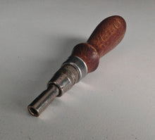 Load image into Gallery viewer, Vintage Leather Grooving Tool Handle Only Craft Tool Leatherworking Handle Used